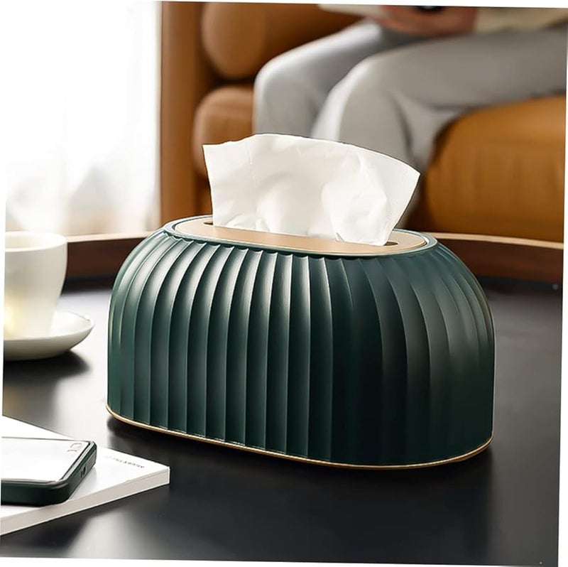 IMIKEYA Multi Functional Tissue Box Cover Holder for Home Office Restaurant and Car Use - Image 4